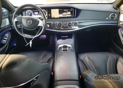 2015 Mercedes-Benz S 63 Amg z USA, uszkodzony, nr VIN WDDUG7JB8FA154339